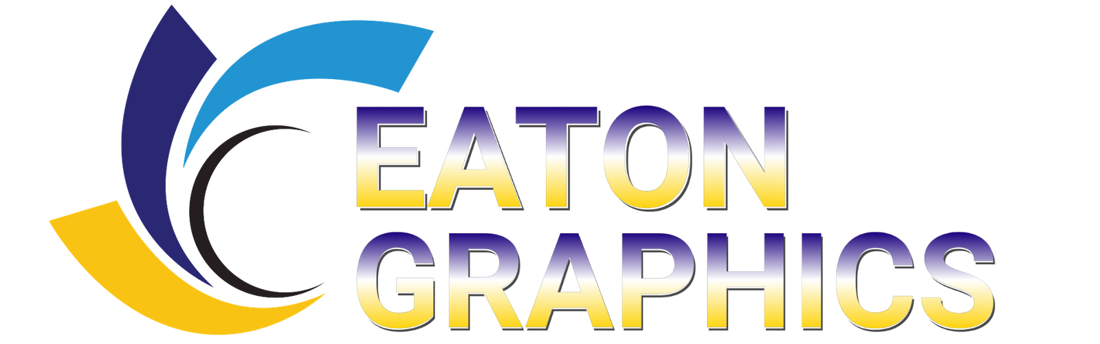 Eaton Graphics Top Signage nationwide white text