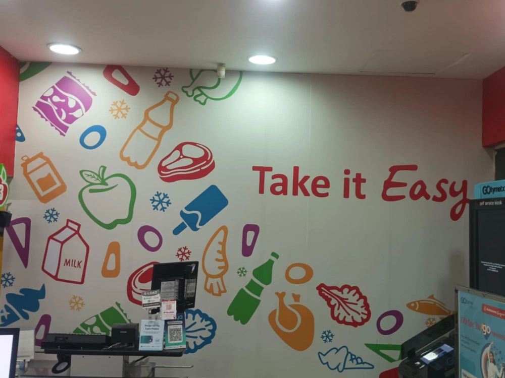 wall and post murals eaton graphic